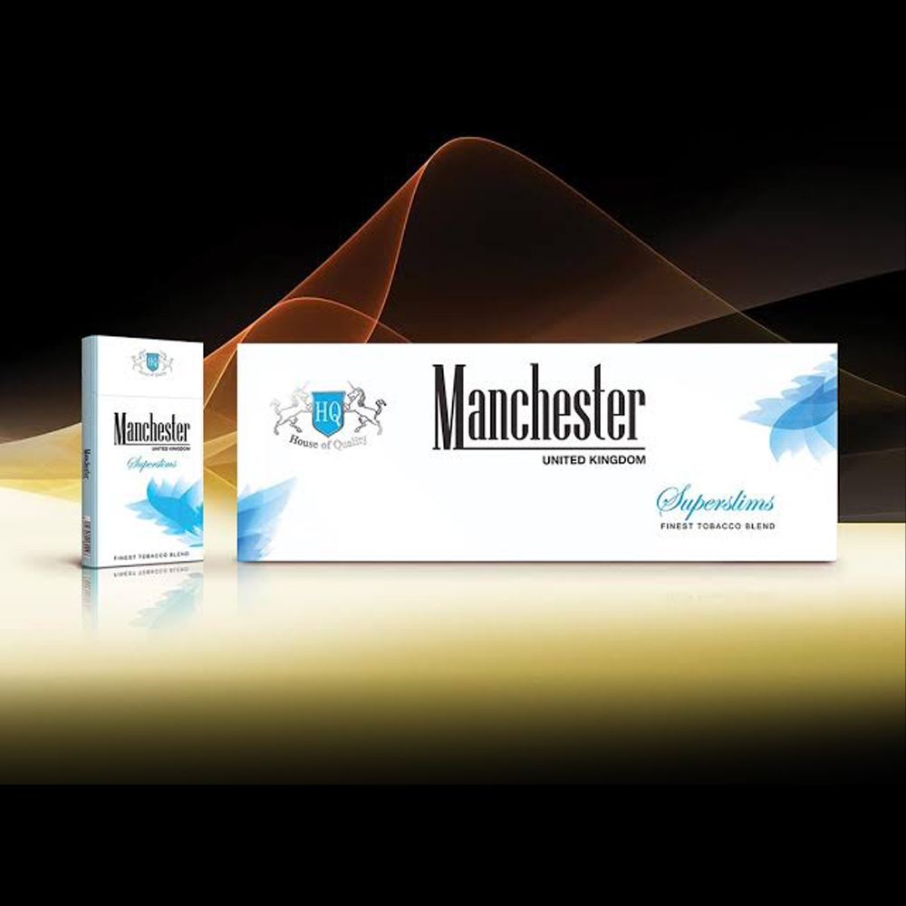 Manchester SuperSlim Blue 4mg Carton